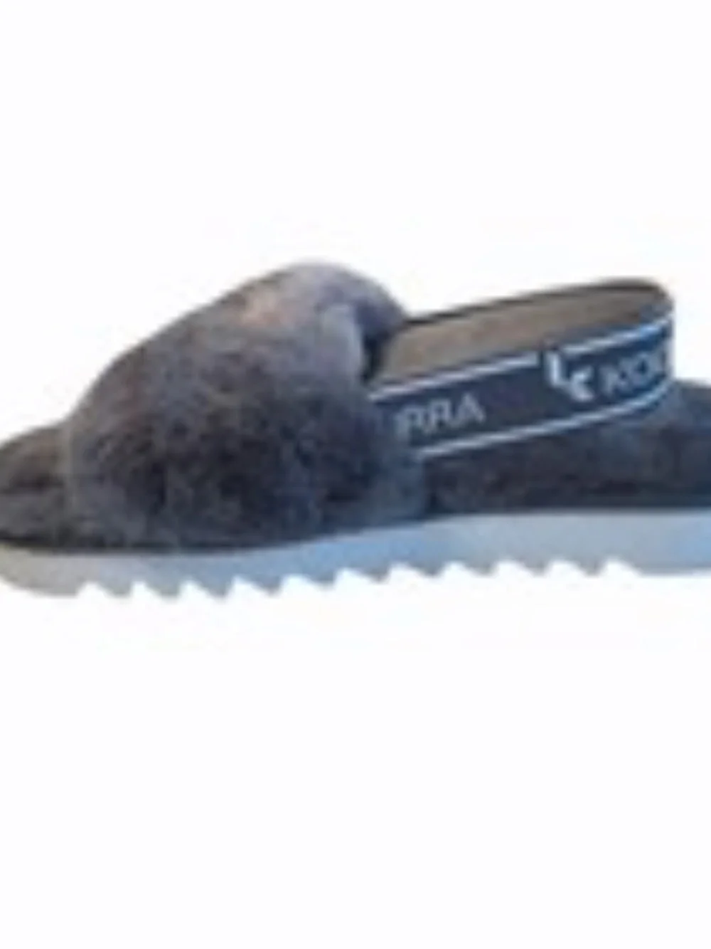 Ugg Girls Fuzz'n Gray Slides Size 13 Toddler Sandals